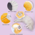 thumbnail image 2 of Collier de Récupération pour Chat, Cône Protecteur Doux Elizabeth après Chirurgie, Adorable, 2 of 5