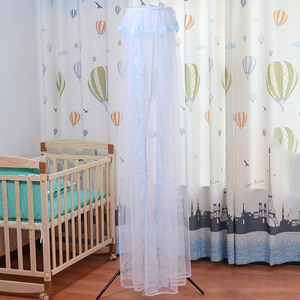 Tssuoun Universal Crib Mosquito Net Children Baby Mosquito Net Dome Foldable Mosquito Cover