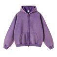 thumbnail image 1 of Batik fleece zippered hoodie, 1 of 7