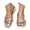 A-Silver457, variant on Womens Wedge Sandals Casual Ankle Buckle Croc Print Strap Wedge Sandals Ladies Summer Walking Everyday Casual Wear Wedge Sandals