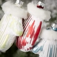 thumbnail image 2 of 4"H Sullivans Mitten Christmas Ornament Set of 3, Multicolor, 2 of 4
