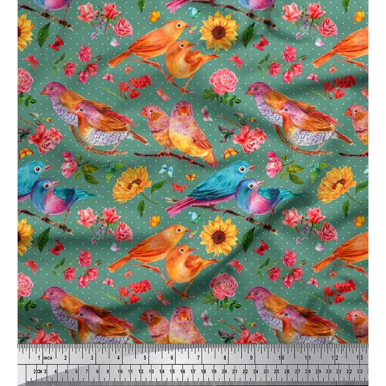 Printed chiffon fabric sale by the yard