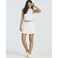 thumbnail image 6 of Real Essentials 4 Pack: Women's Ribbed Active Skort Pockets Skirt Running Tennis Golf Workout Sports (Available In Plus), 6 of 6