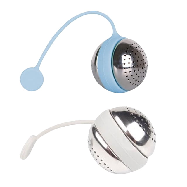 2 piezas de infusor de té para té suelto, bola infusora de té, dispositivo para preparar té, infusor de acero inoxidable