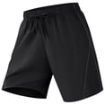 thumbnail image 1 of Men's Breathable Quick-Dry Beach Shorts Slightly Elastic Drawstring Loose Fit Sports Swim Trunks with Two Side Pockets, 1 of 7