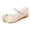 Yellow, variant on Cute Bow Decoration Girls Sandals, Princess Mary Jane Jelly Shoes with Soft Sole & Hook Loop Closure, Ballet Flats Dress Up Party Sandals for Toddlers Kids