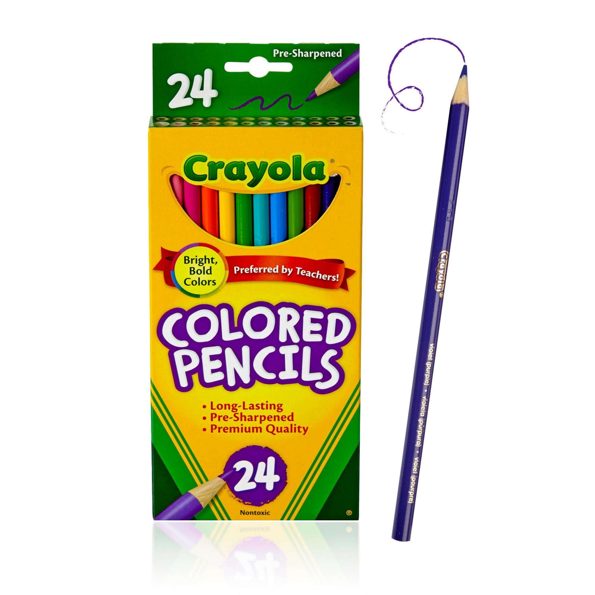 Download Crayola Colored Pencil Set Back To School Supplies 24 Colors Walmart Com Walmart Com