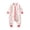 Pink, variant on Romper Baby Girl Cotton Sleep Sack For All Season Footed Sleepwear For Babies And Infants Split Crotch Home Outfit With Triple To Kicking Off(Red,1-2 Years)