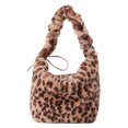 thumbnail image 1 of Bolso Hombro Mujer Felpa Bolsos Con Leopardo Gran Capacidad, 1 of 9
