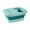 Green, variant on Foldable Foot Bath Spa Bucket with Massage Acupoints & Phone Storage Lid - Portable 15L Foot Soaker Tub for Home Travel | 40x32x17cm (Green/Pink/White) - Includes Handle & Non-Slip Base