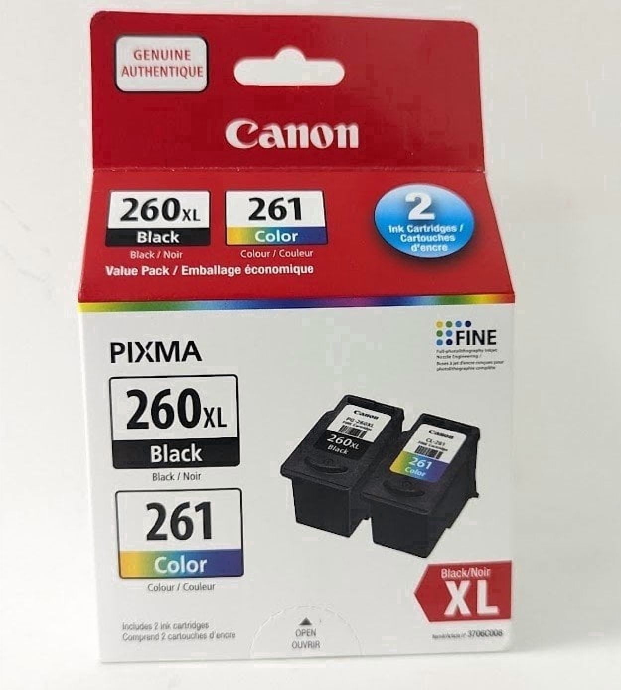 Genuine Canon PIXMA MG3620 Ink (Black & Tricolor) OEM for Canon
