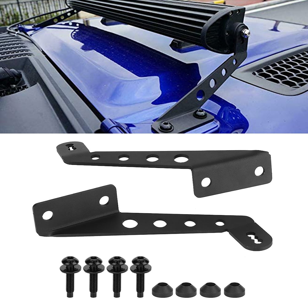 Hood Work Light Mount Bracket, Hood Light Bar Mount Universal Durable