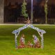 thumbnail image 4 of Adorno navideño creativo Escultura de hierro, LED DIY Craft, Decoración para hogar para año Dormitorio Exhibición perfecl Figuras de Navidad, 4 of 7