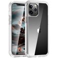 thumbnail image 2 of Étui Transparente pour iPhone 12 avec Protecteur d'Écran Intégré Protection Complète 360 2 en 1 Cristal Double Couche Couverture Robuste PC Dur Silicone Souple Antichoc Antidérapant 6.1 Pouces, 2 of 7