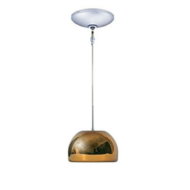 Jesco Lighting KIT-QAP502-CCCH Plated Double Wall Bowl - Chocolate