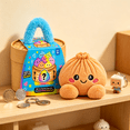 thumbnail image 5 of Mystery Dumpling Plush Toy - Soft Squeezable Stuffed Bao Toy with Embroidered Face, Dumpling Stuffed Animals Stuffed Toys Cute Food Plushie for Office Desk Decor Stress Relief Gift - Orange, 5 of 9