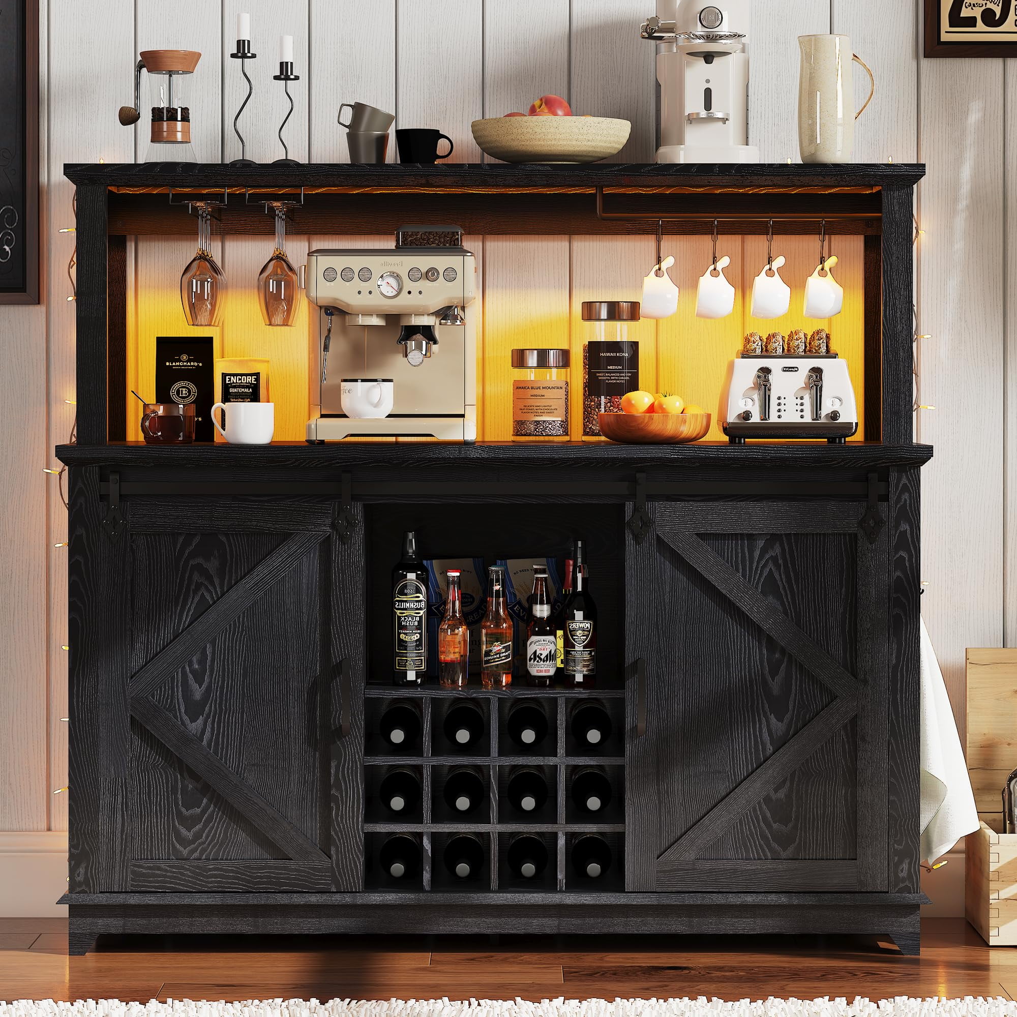 Uforic Farmhouse Buffet Cabinet with Storage,72\, image size:2000x2000