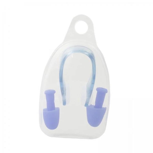 6x Clip para La Nariz Y Tapones para Los Oídos Tapones para Los Oídos con Clip para La Nariz para Natación para Adultos, Tapones para Los Oídos Suaves 6 piezas