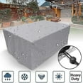 thumbnail image 2 of Housse de Mobilier de Jardin Imperméable pour Table en Rotin Cube Housse Extérieure, 2 of 3