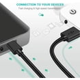thumbnail image 4 of Lot de 2 Câbles d'Alimentation Micro USB de 10 Pi pour Amazon Fire TV Stick, pour Roku Diffusion en Continu Stick, Express Plus, Prime Plus, Voice Remote Pro, Chargeur de Chargement Chromecast pour Kindle Fire 10 Tablette Firestick Cordon Long, 4 of 5