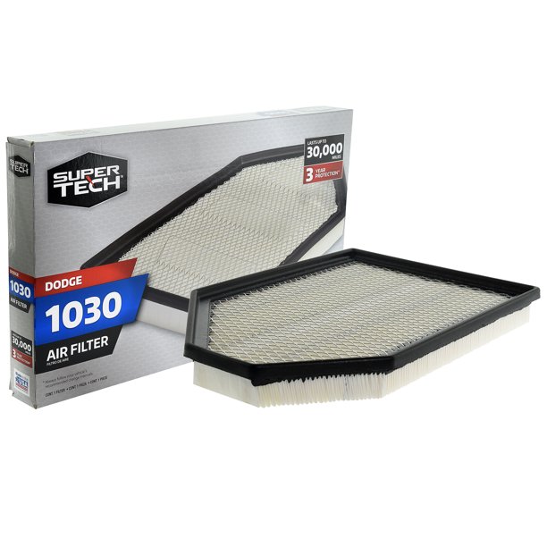 Super Tech 1030 Engine Air Filter, Replacement Filter for Chrysler or