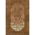 thumbnail image 2 of Addison Rugs Mayfield Washable Transitional Circles Paprika Rectangle Rug, 2'6" x 3'10", 2 of 6