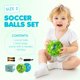 thumbnail image 3 of Balón de fútbol INPODAK tamaño 2 para niños de 1 a 3 años con bomba y bolsa, paquete de 2, 3 of 8