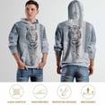 thumbnail image 6 of LAOLIUSN 3D Tiger Graphic Hoodie for Men, All-Over Print Pullover Sweatshirt, Big and Tall Plus Size Streetwear Hoodie with Pocket S-4XL, 6 of 7