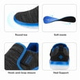 thumbnail image 3 of Dream Pairs Kids Boys & Girl Lightweight Running Shoes, Breathable Athletic Slip On Casual Walking Sneakers Shoes Black/Grey/Royal Size 3 Little Kid, 3 of 10