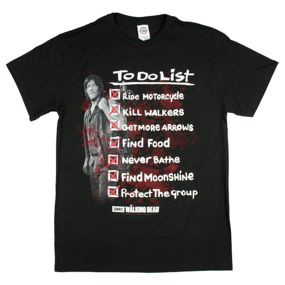 The Walking Dead Men's Daryl Dixon's To-Do List T-Shirt