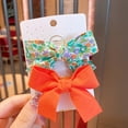 thumbnail image 2 of kaondbfi Kids Summer Travel Essentials Clothing Accessories Headbands for Girls Children Colorful Butterfly Shaped Clip Fashion Hairpin Hair Accessories, 2 of 2