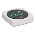 thumbnail image 4 of Fish Tank Thermometer, External Paste Type High Accuracy Intuitive Touch Button ABS Aquarium Thermometer with Large LCD Screen for Temperature Measuring, 4 of 7