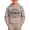 Khaki, variant on Little School Memories Printed Hoodie For Boys Casual Outfit With Cute Slogan Top And Cozy Bottoms
