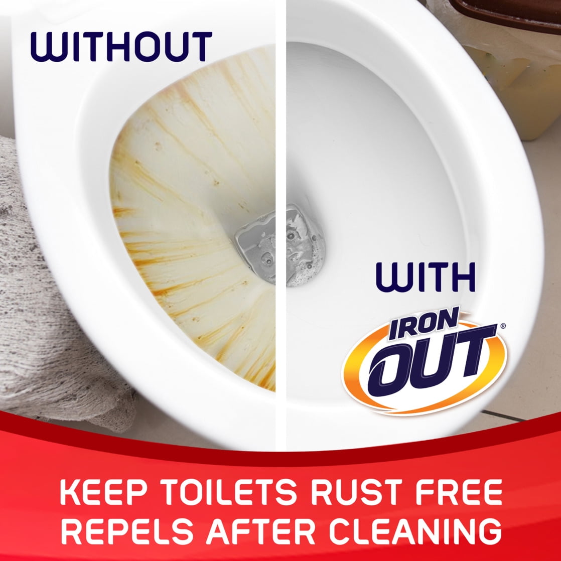 (2 pack) Iron OUT Automatic Toilet Bowl Cleaner Tablets, 2.5 oz, 2-Pack
