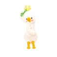 thumbnail image 2 of Cute White Duck Car Dashboard Ornament Resin Figurine Auto Center Console Screen Decor, Adorable Vehicle Interior Desktop Display Decoration, 2 of 7