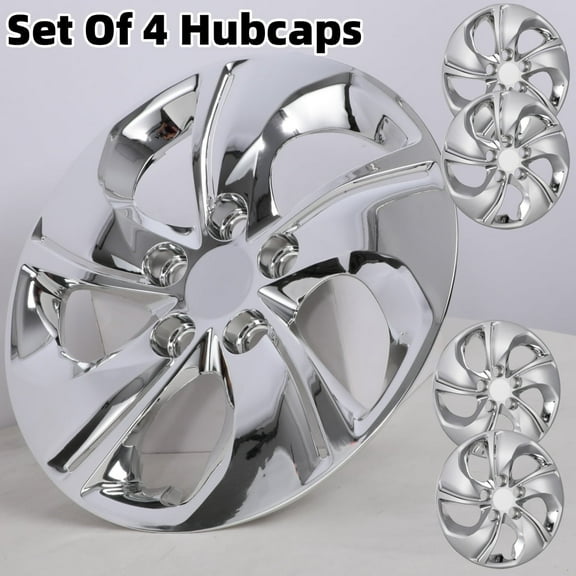 4Pcs/Set 15 inch Hubcaps for 2013-2015 Honda Civic Sedan,2013 Honda Civic Coupe Wheel Rims Cover,Chrome