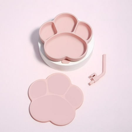 

Silicone Baby Toddler Plates With Lids And Straws High And Low Temperature Resistance For Kids Elementary Schooler