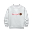 thumbnail image 3 of THDHVS Toddler Long Sleeve Shirt Girl,Boys Shirts,Kid's Print Round Neck Long sleeve Fleece Top Mid Size Kid's Casual and Comfortable Hoodie White 7-8 Years, 3 of 6
