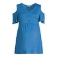 thumbnail image 6 of Oh! Mamma Women’s Maternity Cold Shoulder Top, 6 of 6
