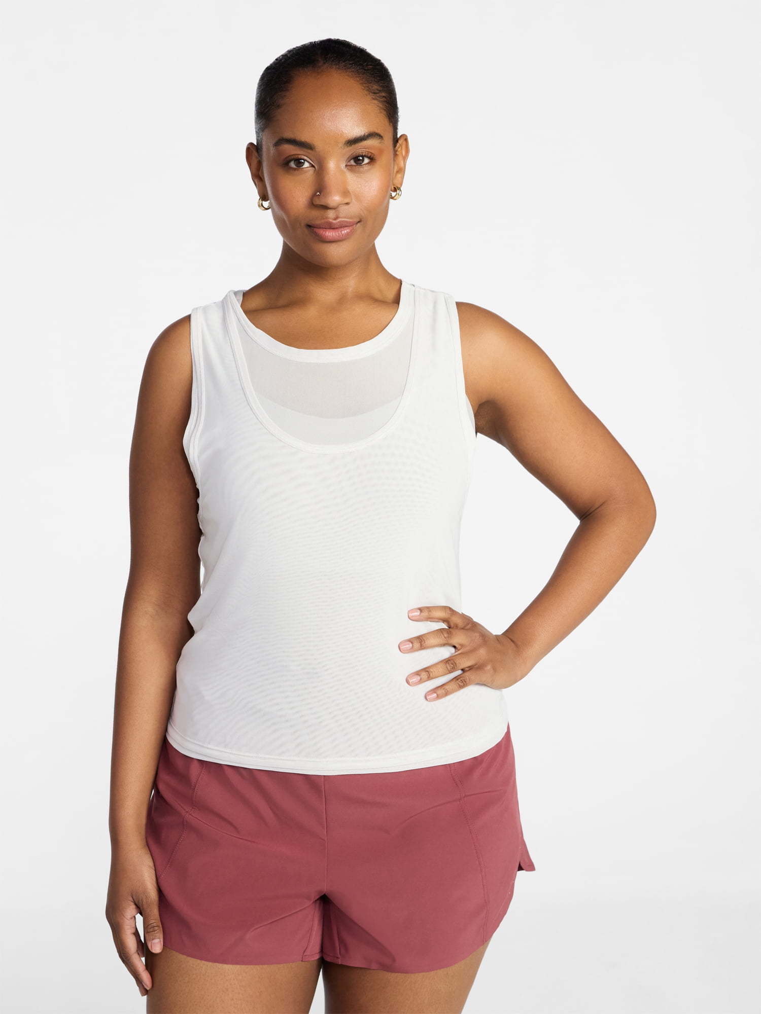 Avia Women's Double Mesh Tank Top, Sizes XS-XXXL