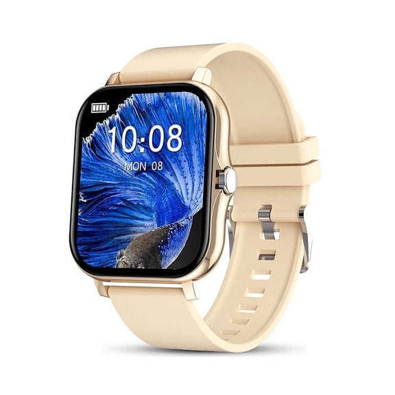 Wmkox8yii 1.7" Smart Watch, Bluetooth Call, Fitness Tracker, iOS & Android Compatible, IP67 Waterproof, 3-Day Battery