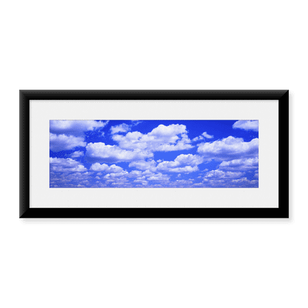 Framed Art Print, Clouds Marion County IL by Panoramic Images, 25-7/8" x 9-7/8"