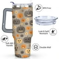 thumbnail image 3 of Happy Halloween Tumbler with Handle Insulated Coffee Mug 40 oz Cafe Tumblers for Drinking Coffee Water Wine Ideal Gift for Husband Son Dad, 3 of 7
