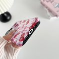 thumbnail image 4 of Branple Funda Compatible Con Iphone 16 Plus, Diseño De Lazo De Cerezo Rosa Con Tpu Suave Y Delgado A Prueba De Golpes Y Cubierta Protectora De Pc Dura Para Mujer Diseñada Para Iphone 16 Plus (Brillant, 4 of 5