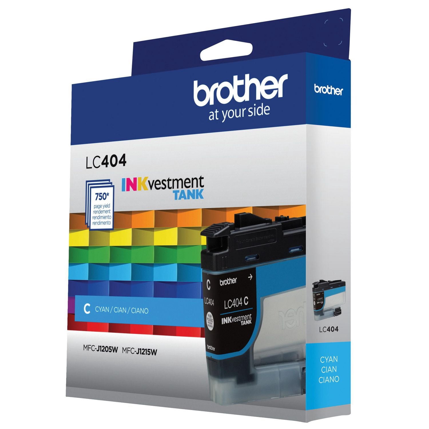 Brother LC404CS Cartouche d’encre authentique cyan à rendement standard