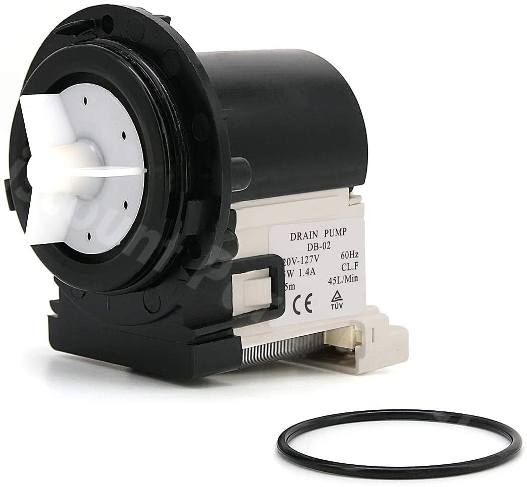 HQRP 4681EA2001T Replacement 120 Volts Drain Pump fits LG WD WM Series Washers 