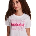 thumbnail image 4 of Reebok Girl's Graphic T-Shirt & Skort, 2-Piece Set, Sizes 4-18, 4 of 10