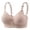 Beige, variant on Fsqjgq Large Size Lace Bras for Women Comfort Underwear Full Coverage Back Support Push Up Bra Soft Bralettes Breathable Sports Wireless Bras 40