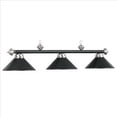 thumbnail image 1 of RAM Game Room PR260 ET 60 in. Three-Light Billiard Light Matte English Tudor, Black & Stainless, 1 of 1