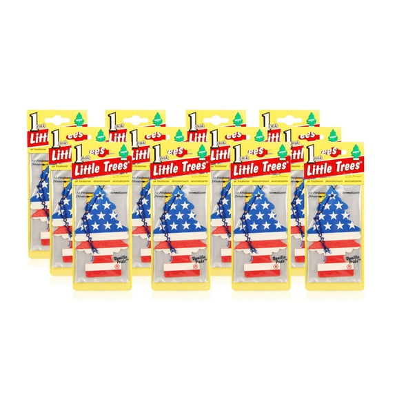 Little Trees Hanging Car and Home Air Freshener, Vanilla Pride (Pack of 12)